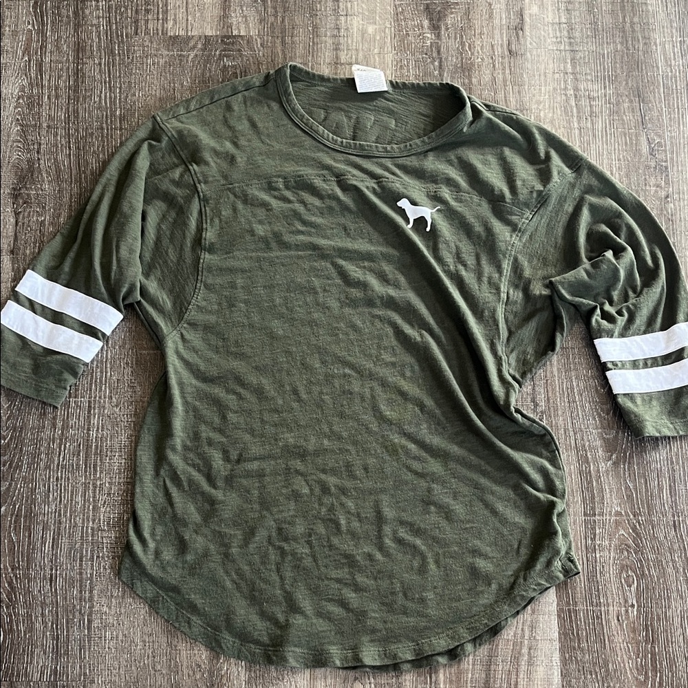 Green Pink Natiok game day style tee!
